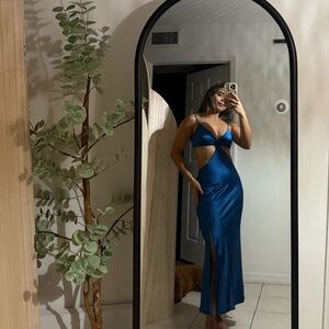 SHEIN Blue Maxi Dress